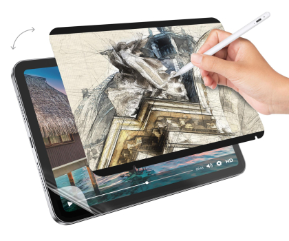 Folia ochronna na tablet SwitchEasy SwitchPaper 2-in-1 do iPad mini 8.3" (Transparent)